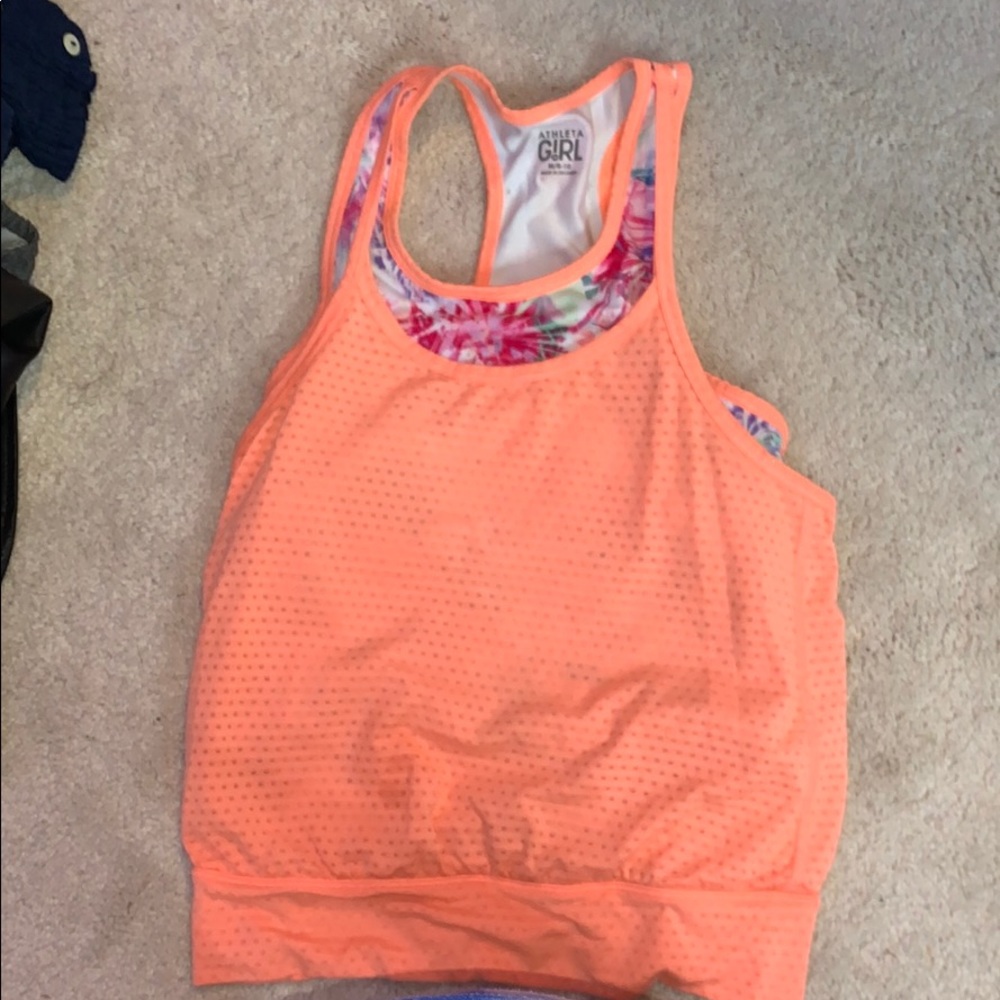 Girls athletic tank top